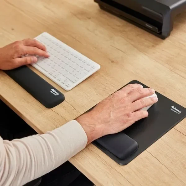 Fellowes Breyta Compact Keyboard (TKL) Wrist Rest, Handballenauflage (Tastatur), schwarz