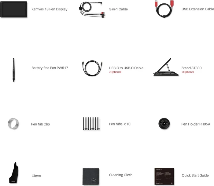 Huion Kamvas 13, Cosmo Black