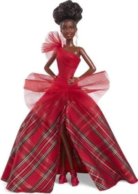 Mattel Barbie - Collector - Holiday Barbie 2024 schwarzes Haar