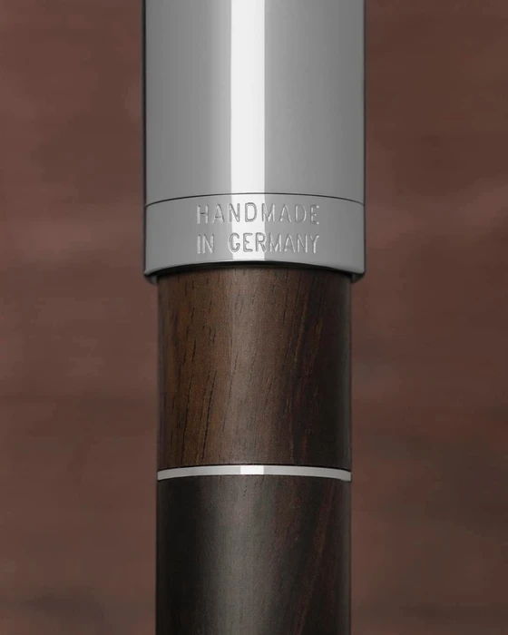 Graf von Faber-Castell Classic Anello grenadill/silber, rechte Hand, mittel