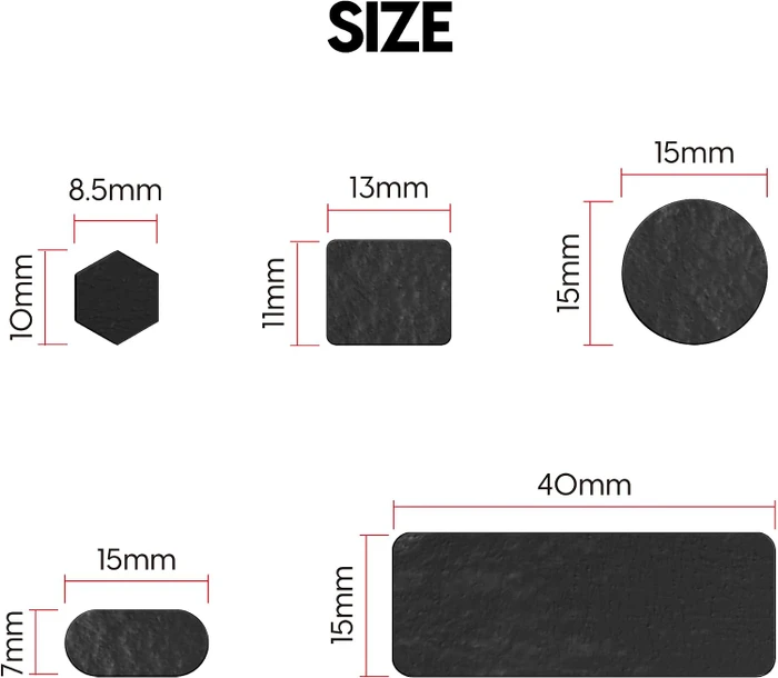 Pulsar Gaming Gears Supergrip Universal Grip Tape Pre-Cut 1 Griffband, schwarz