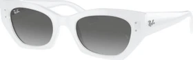 Ray-Ban RB4430 Zena Bio-Based 52mm polished white snow/grey
