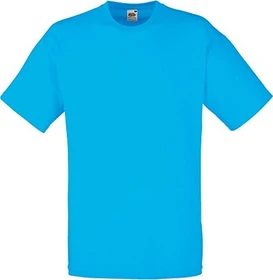 Fruit Of The Loom Valueweight T-Shirt kurzarm azure blue