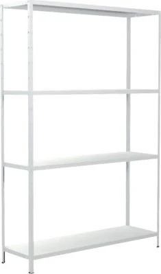 Schulte Lagertechnik PowerMAX Schwerlastregal 120x180x35cm weiß