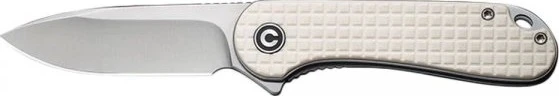 Civivi Elementum Flipper Taschenmesser frag patterned ivory/satin d2