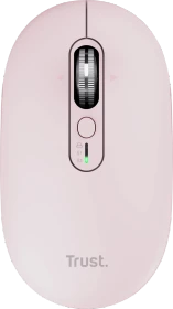 Trust Seron Hyperscroll Slim Wireless Mouse, rosa, USB/Bluetooth (26206)