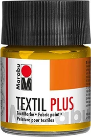 Marabu Plus Textilfarbe, mittelgelb, 50ml