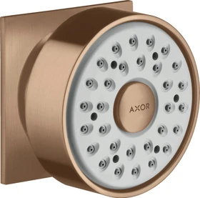 Hansgrohe Axor Seitenbrause eckig 1jet brushed red gold
