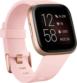 Fitbit Versa 2 Aktivitäts-Tracker petal/copper rose aluminium