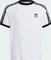 adidas 3-Streifen T-Shirt kurzarm weiß (Junior) Vorschaubild
