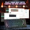 Attack Shark X82PRO HE Magnetic 75%, schwarz mit Kontur, LEDs RGB, Outemu White Jade Magnetic, USB/Bluetooth, US Vorschaubild