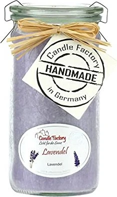 Candle Factory Mini Jumbo Duftkerze lavendel, 1 Stück