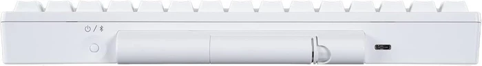 Happy Hacking Keyboard Professional Hybrid Type-S Snow, Pure White, Topre Capacitive, USB/Bluetooth, US