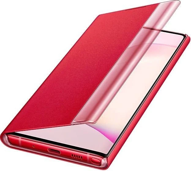 Samsung Clear View Cover für Galaxy Note 10 rot