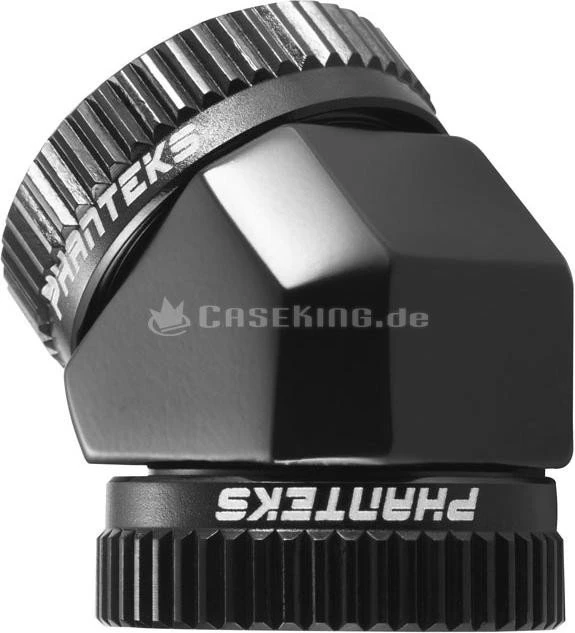Phanteks Glacier Verbinder für Rohre 45° 16mm schwarz