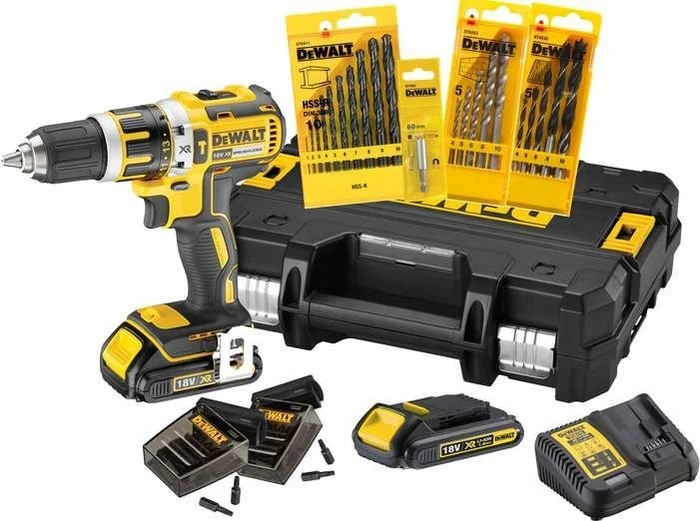 DeWalt DCK795S2T Akku-Schlagbohrschrauber inkl. Koffer + 2 Akkus 2.0Ah + Zubehör