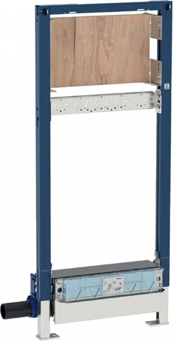 Geberit Duofix Element für Dusche, 130cm, mit Wandablauf, UP-Wandarmatur, für Estrichhöhe am Einlauf 90-200mm