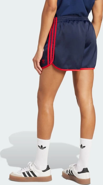adidas Adicolor 3-Streifen Sprinter Laufhose kurz night indigo/better scarlet (Damen)