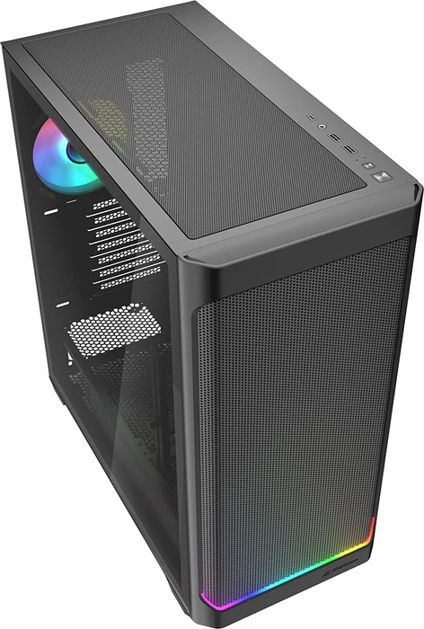 Sharkoon AK4W RGB Strip Black, Glasfenster
