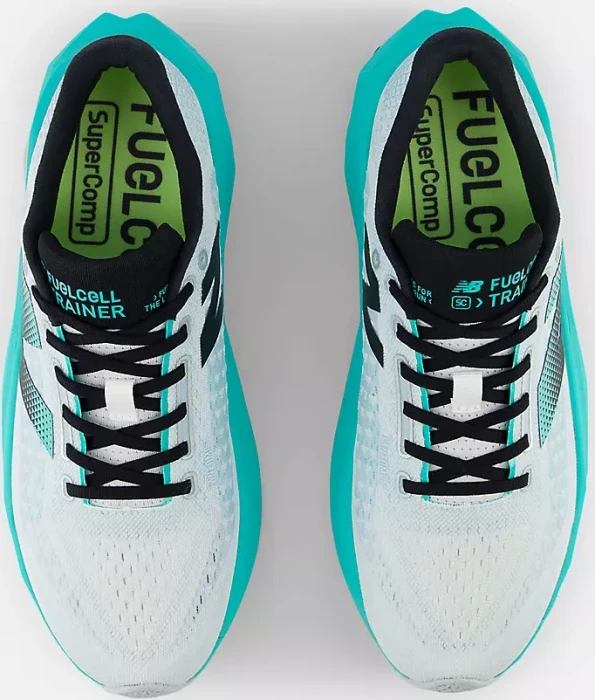 New Balance FuelCell SuperComp Trainer v3 white/cyber jade (Herren)