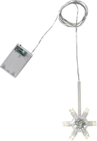 Star Trading Lichterkette Lighty für Papierstern LED 12x warmweiß