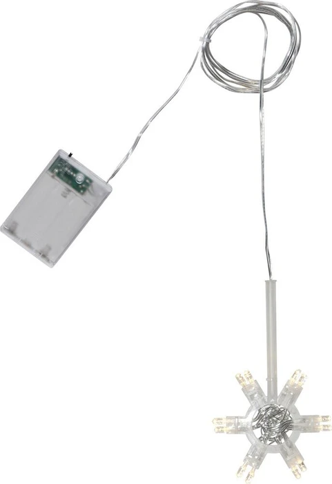 Star Trading Lichterkette Lighty für Papierstern LED 12x warmweiß