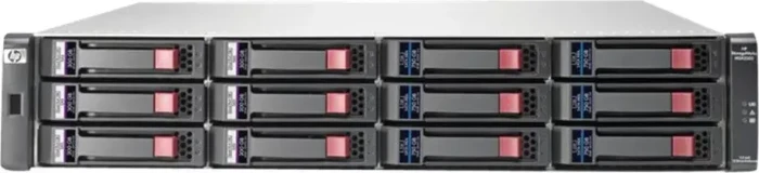 HP StorageWorks 2012 Modular Smart Array Chassis LFF, 3.5", DC-Power, ohne Controller, 4GB RAM, 2HE