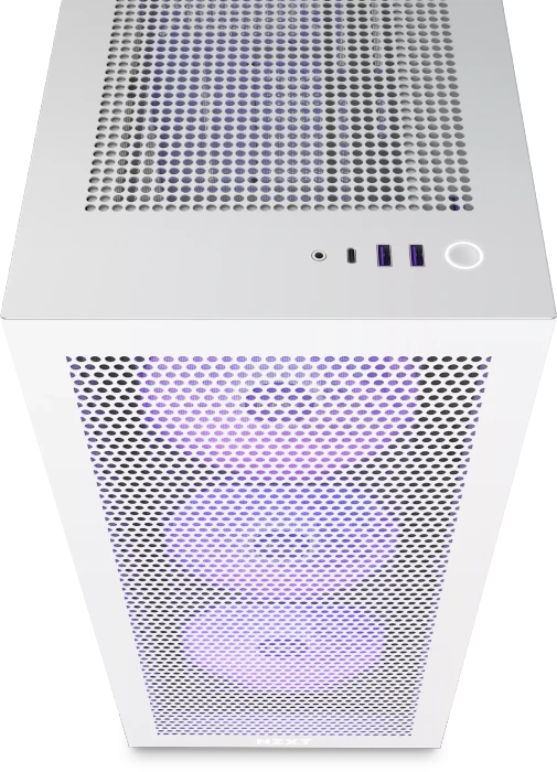 NZXT H7 Flow RGB White, weiß, Glasfenster