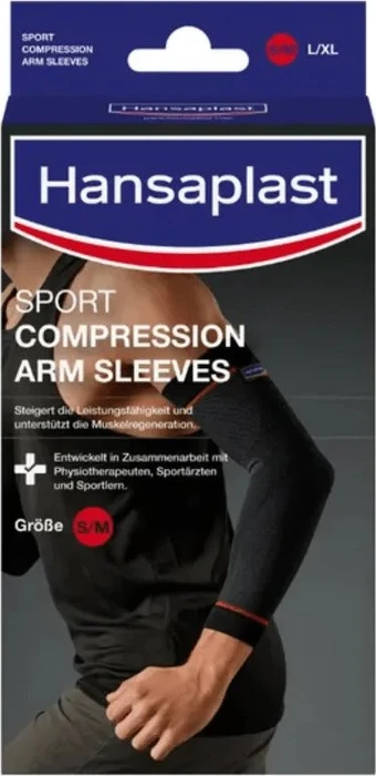 Hansaplast Sport Compression Wear Armlinge schwarz