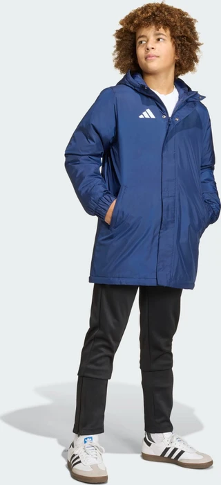 adidas Entrada 26 Stadium Jacke team navy blue 2/white (Junior) (JZ6667) – Bild 5 von 8