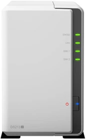 Synology DiskStation DS213j, 512MB RAM, 1x RJ-45 1000Base-T, 2x USB-A 2.0