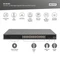 Digitus DN-953 Rackmount Gigabit Managed Switch, 24x RJ-45, 2x SFP, 430W PoE+ Vorschaubild