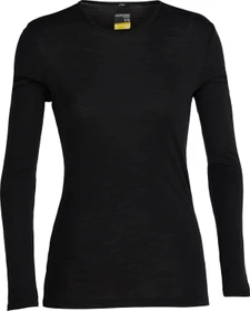 Icebreaker Merino 175 Everyday Rundhals Funktionsshirt langarm schwarz (Damen)
