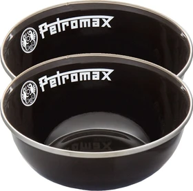 Petromax Emaille Schalen Set Schüssel 500ml schwarz