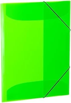 Herma Sammelmappe PP Neon, A3, neongrün/transparent