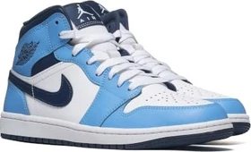 Nike Air Jordan 1 Mid university blue/white/sail/midnight navy (Herren)