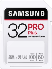 Samsung PRO Plus for Professionals R100/W60 32GB, UHS-I U3, Class 10