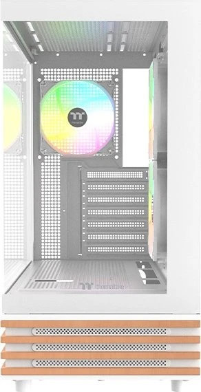 Thermaltake View 270 Plus WS ARGB Snow, weiß/braun, Glasfenster