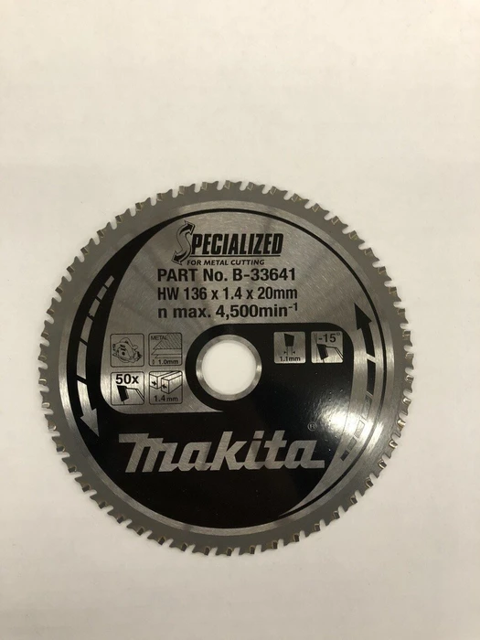 Makita Specialized Kreissägeblatt 50Z, 136x1.4x20mm, 1 Stück