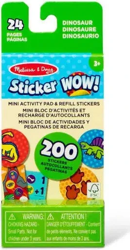 Melissa & Doug Sticker WOW! Nachfüllset Dinosaurier