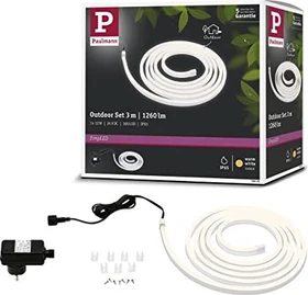 Paulmann SimpLED Power Strip Outdoor Komplettset 20W/830 3m