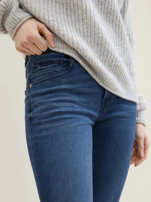 Tom Tailor Kate Caprijeans Jeans mid stone wash denim (Damen)