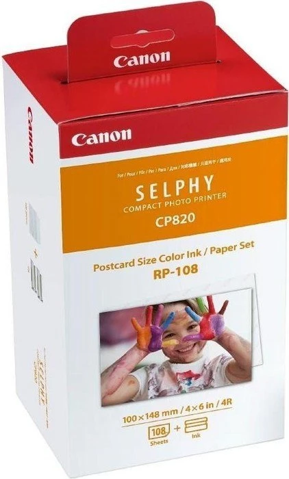 Canon RP-108 Fotopapier weiß, 10x15cm, 108 Blatt