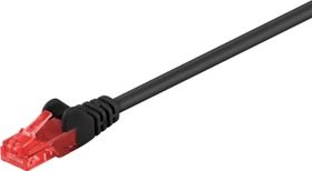 goobay Patchkabel, Cat6, U/UTP, RJ-45/RJ-45, 7.5m, schwarz