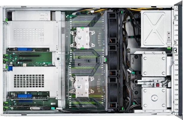 Fujitsu Primergy TX2560 M2, 2x Xeon E5-2643 v4, 16GB RAM