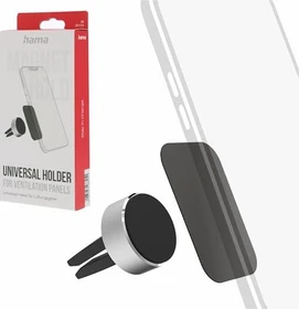 Hama Auto-Handyhalterung Magnet Alu für Lüftung 360 Grad drehbar universal schwarz