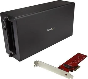 StarTech Thunderbolt 3 to PCIe M.2 adapter - Chassis + Card, Erweiterungsgehäuse für PCIe, Thunderbolt 3 / USB-C 3.1 (BNDTB4M2E1)