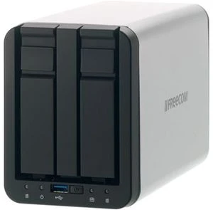 Freecom Silver Store 2, 128MB RAM, 1x RJ-45 1000Base-T, 1x USB-A 3.0
