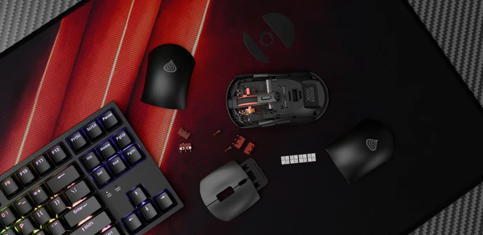 Genesis Zircon XIII Custom Wireless Gaming Mouse schwarz, USB