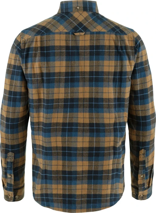 Fjällräven Singi Heavy Flannel Hemd langarm dark navy/buckwheat brown (Herren)